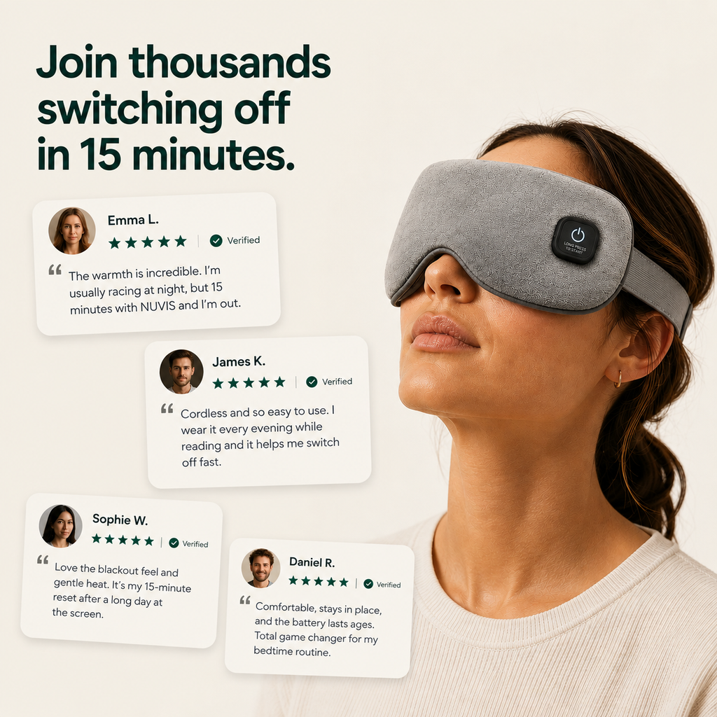The Deep-Recovery Heated Eye Mask